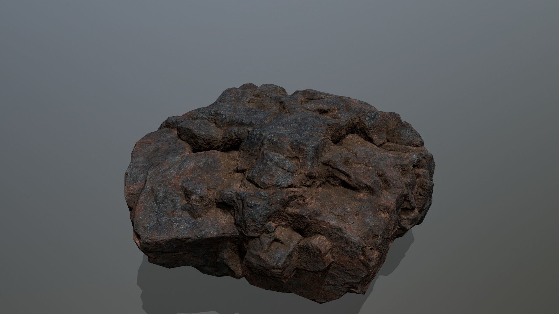 rocks rock Low-poly 3D model_20