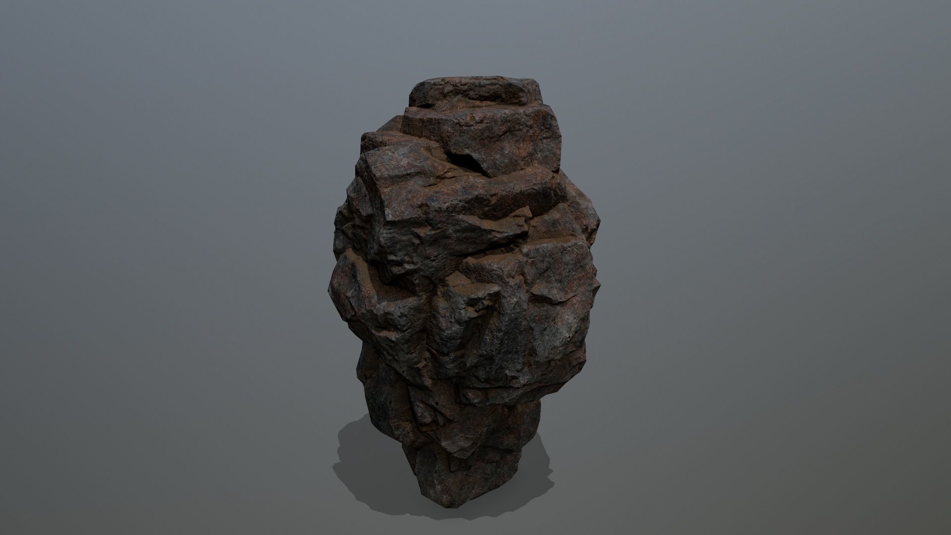 rocks rock Low-poly 3D model_11