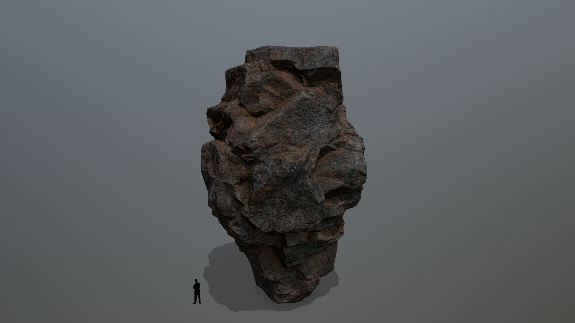 rocks rock Low-poly 3D model_9