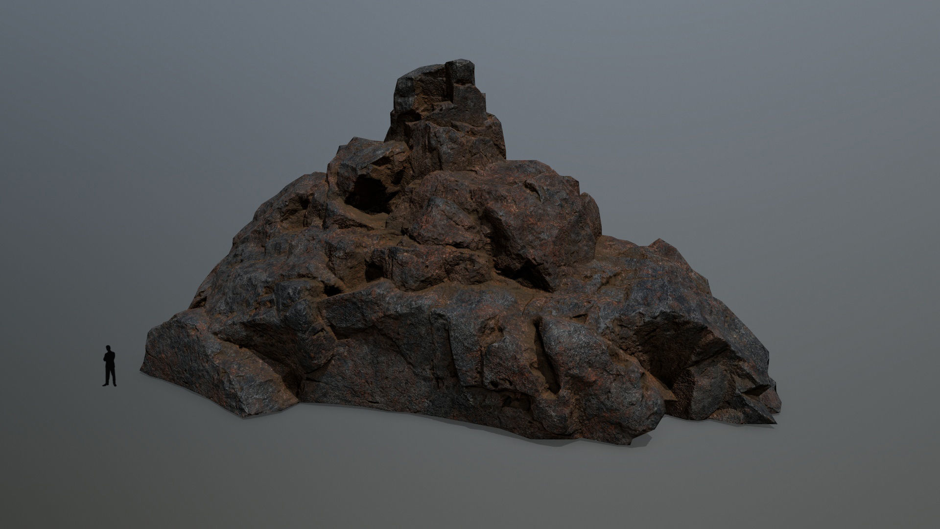 rocks rock Low-poly 3D model_5