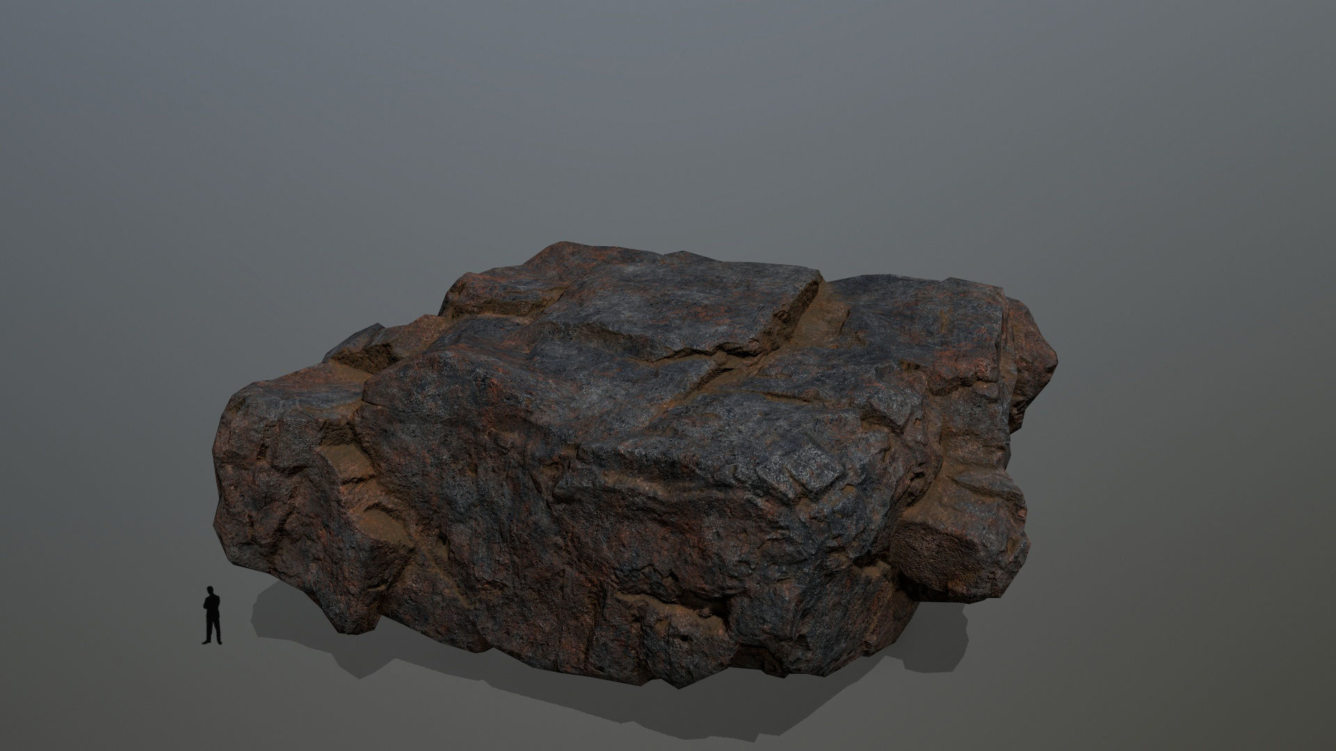 rocks rock Low-poly 3D model_12