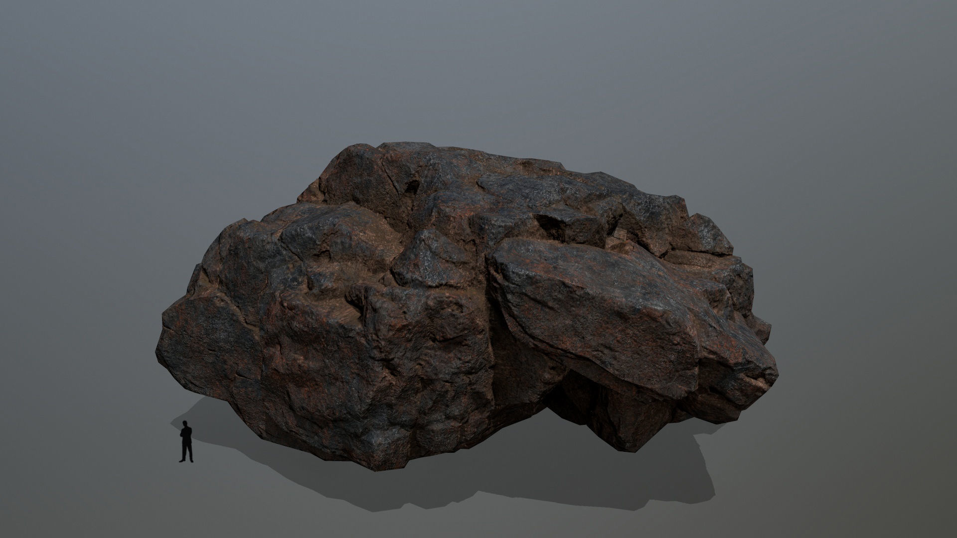 rocks rock Low-poly 3D model_19