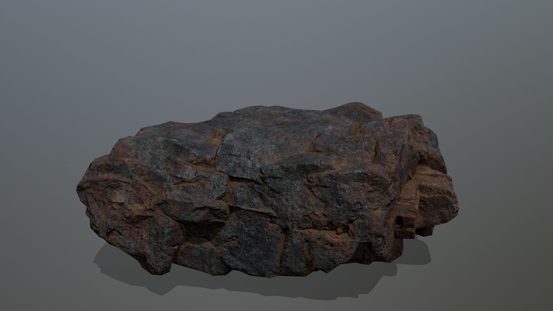 rocks rock Low-poly 3D model_14