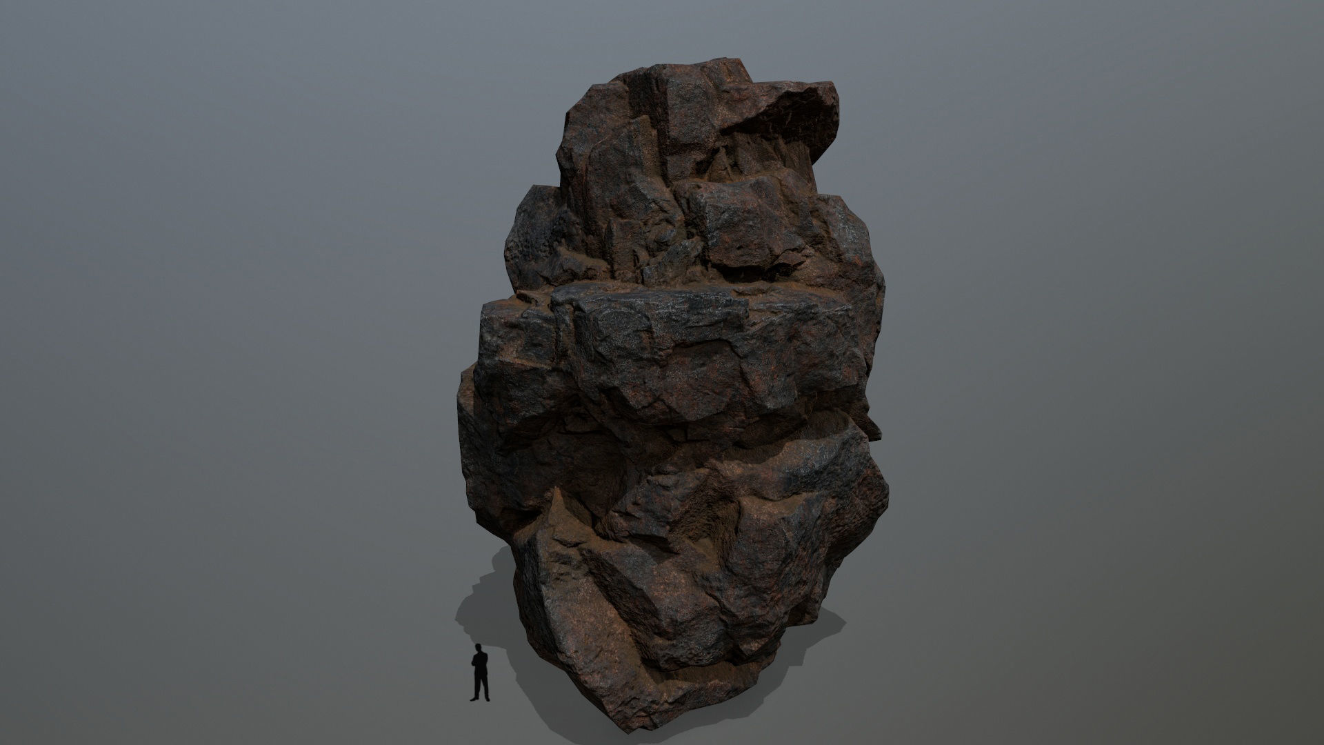 rocks rock Low-poly 3D model_16