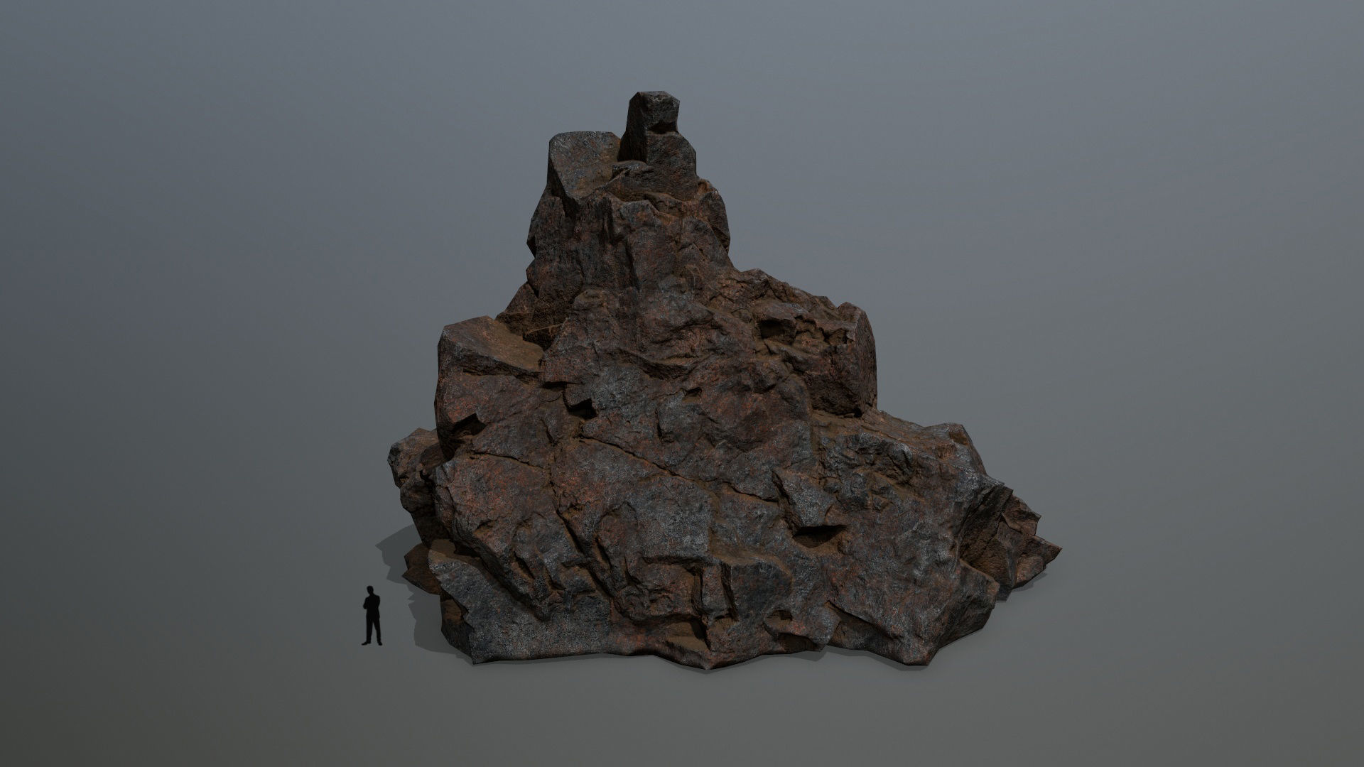 rocks rock Low-poly 3D model_1