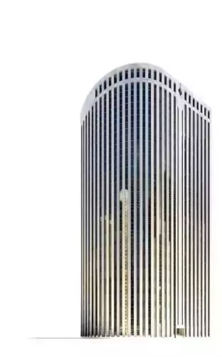 Modern Grey Skyscraper 3D model