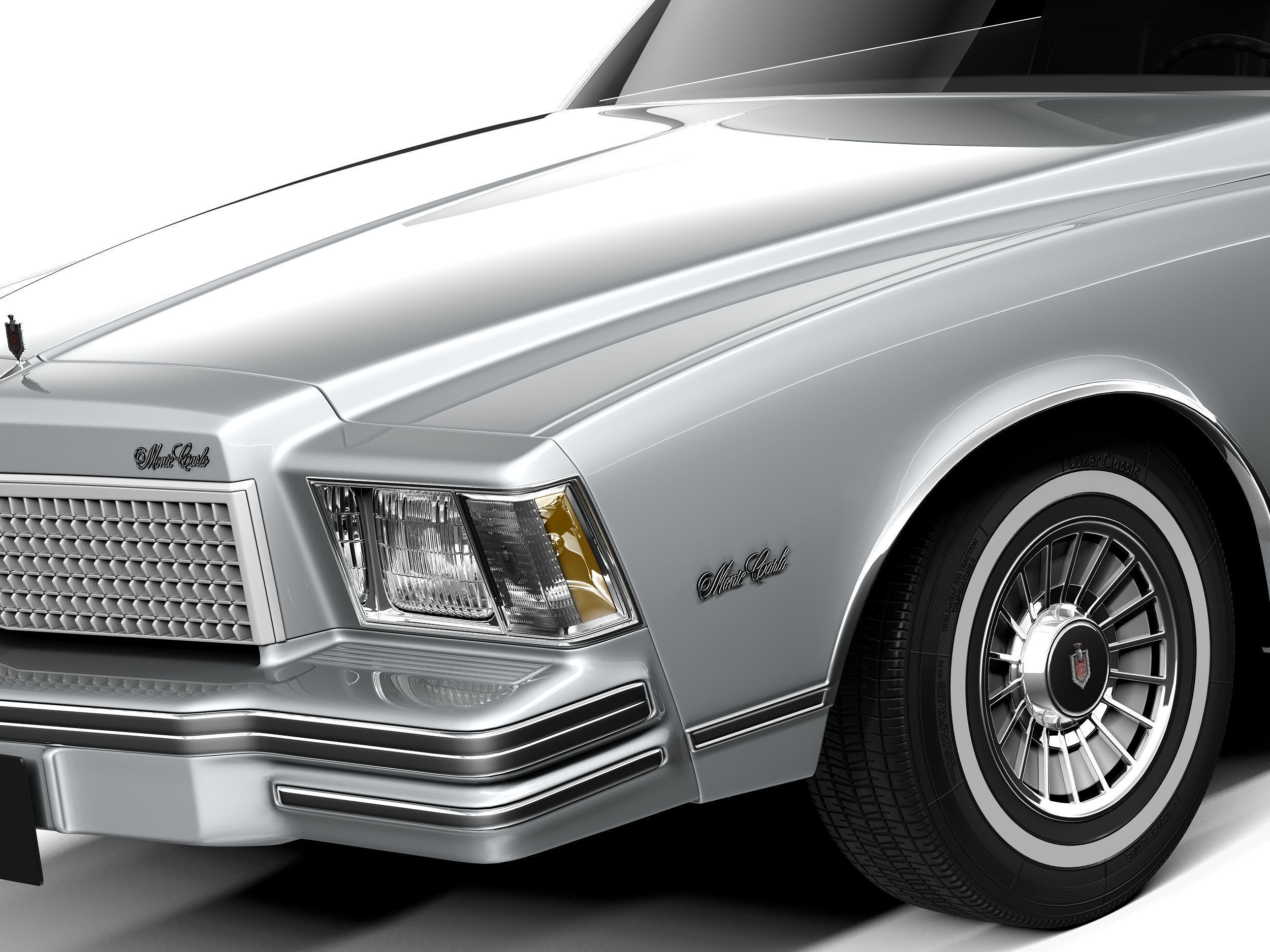 Chevrolet Monte Carlo 1978 3D model_2