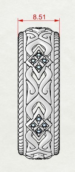 Ring engagement 3D print model_5