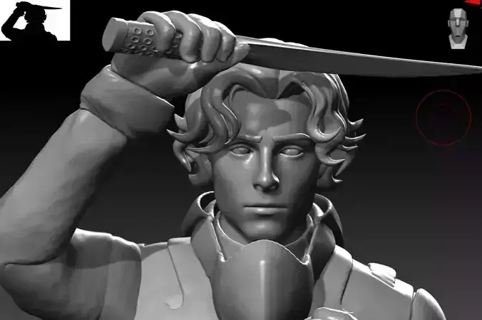 Paul Atreides 3D Model separated and ready for 3d printing 