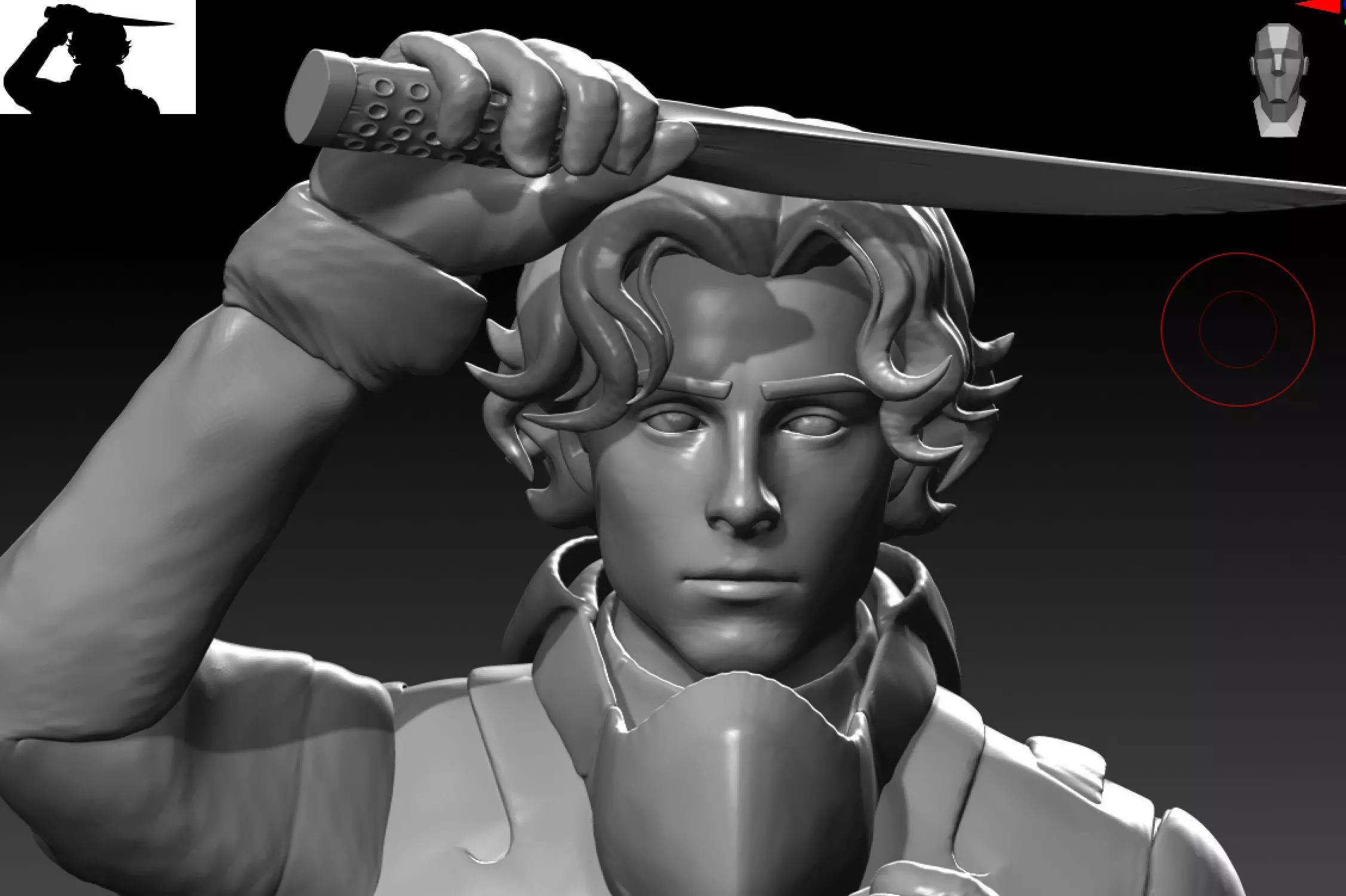 Paul Atreides 3D Model separated and ready for 3d printing  3D print model_0