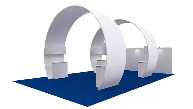 Exhibition booth 20x30ft 3DM024