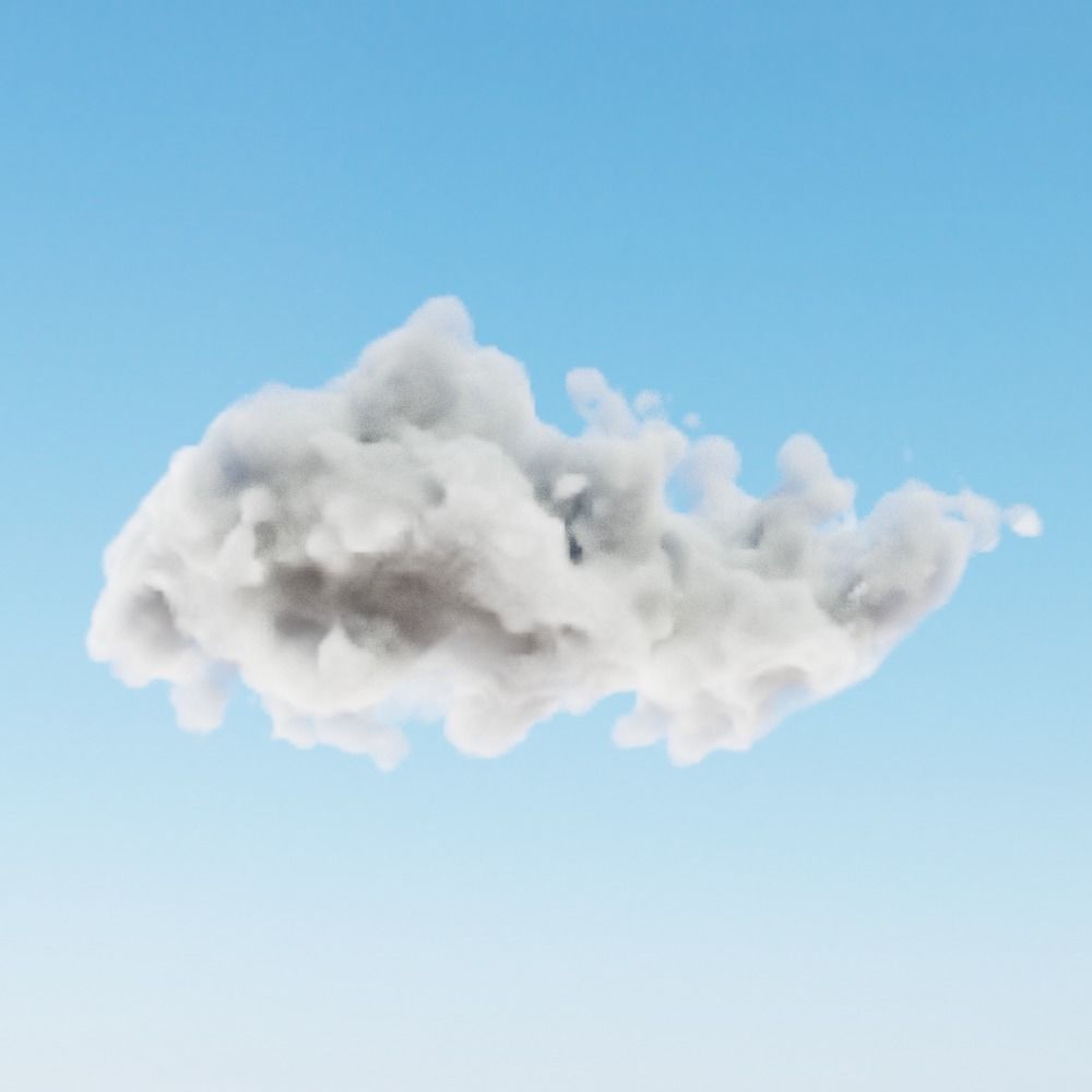 Cloud in sky 3D model_1