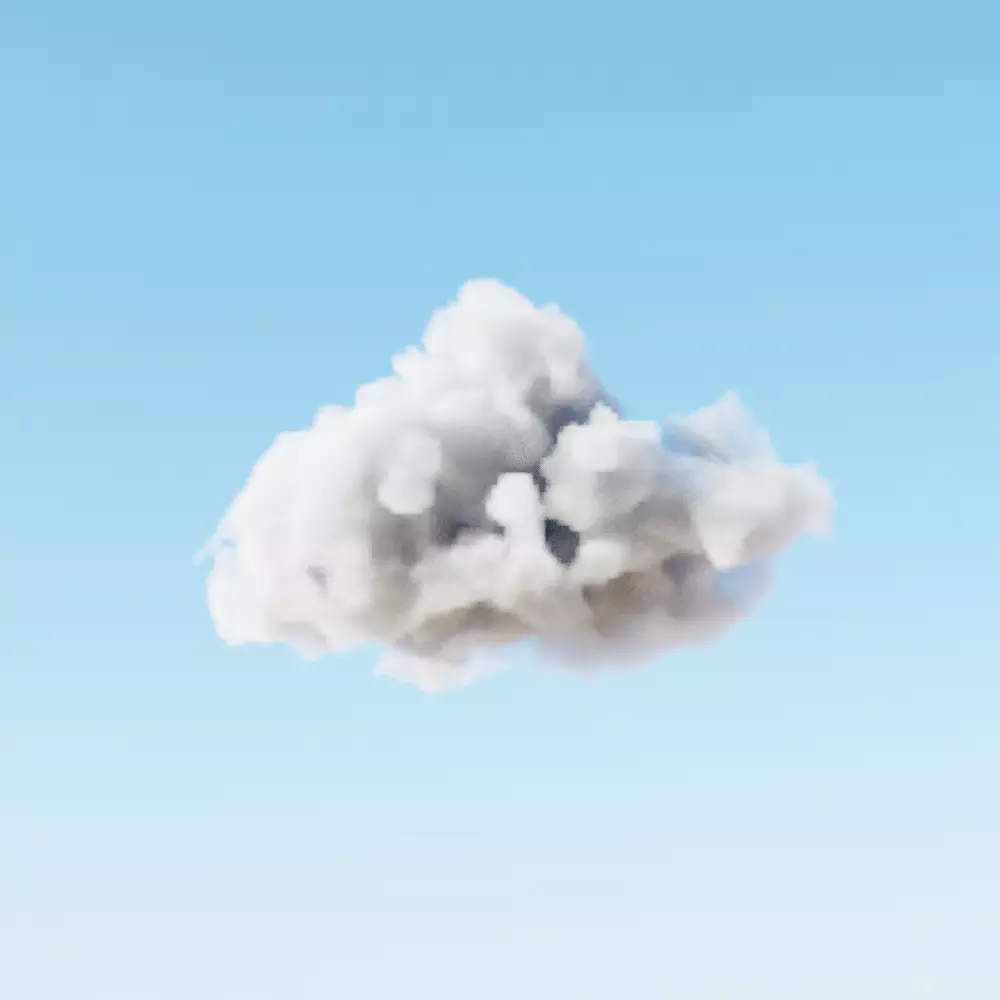 Cloud in sky 3D model_0