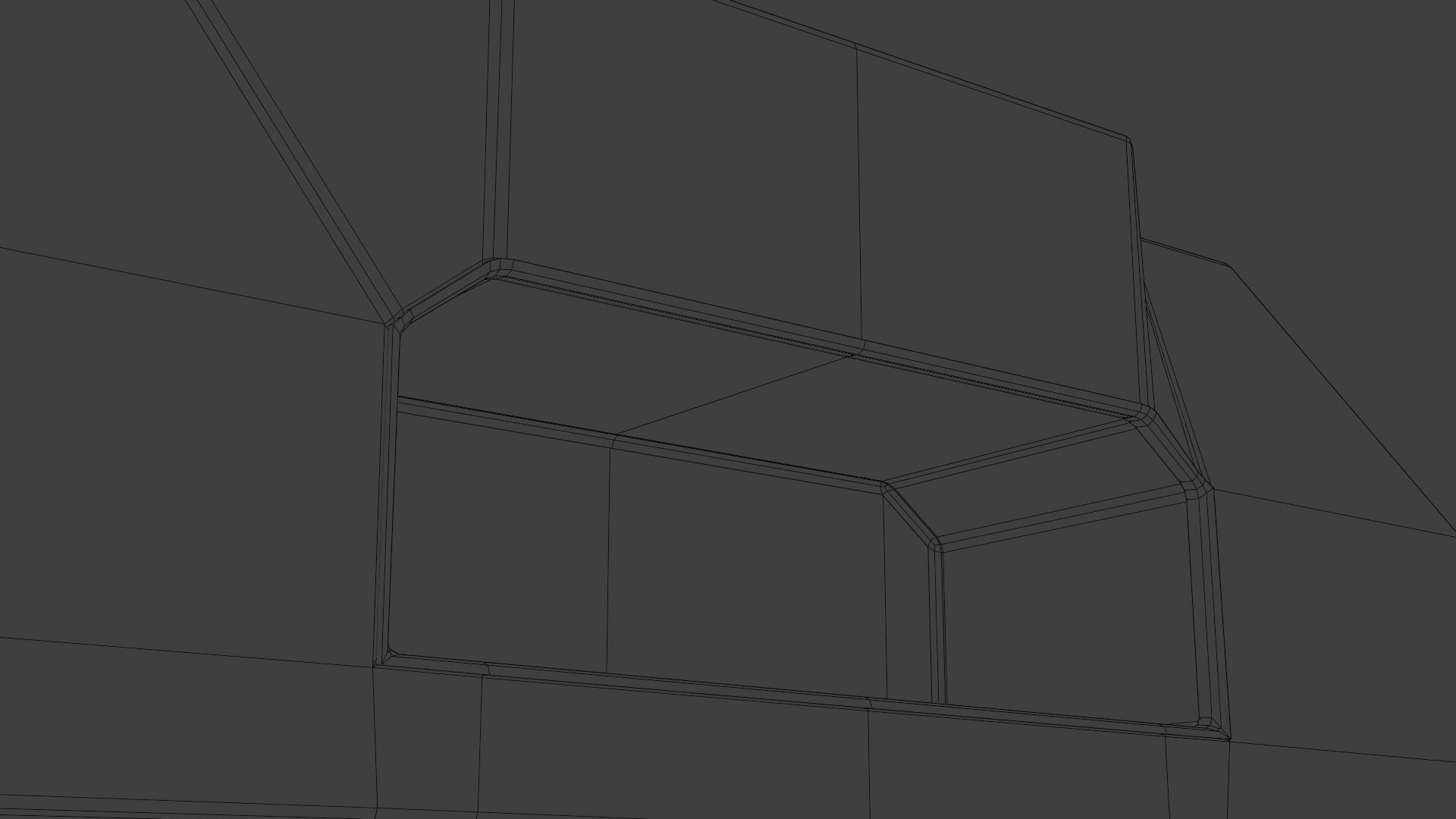 Military building ultra minimal design perfect for mobile games Low-poly 3D model_17