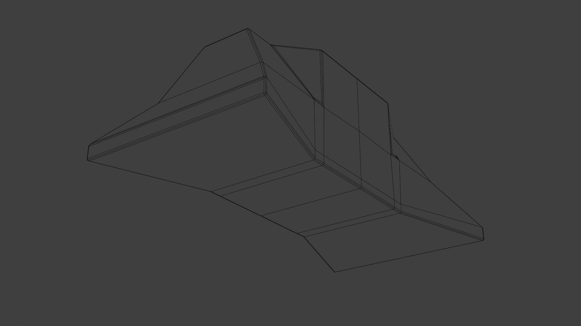 Military building ultra minimal design perfect for mobile games Low-poly 3D model_11