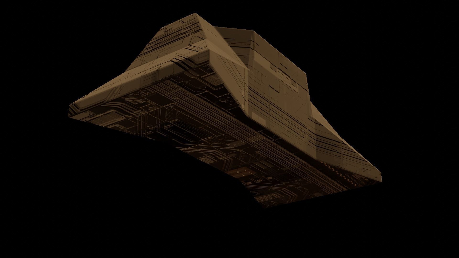 Military building ultra minimal design perfect for mobile games Low-poly 3D model_10