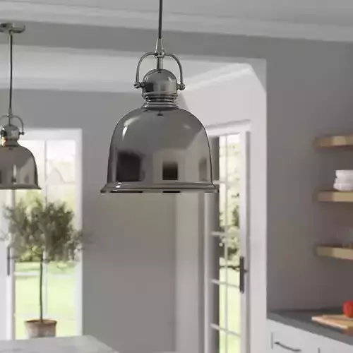 Light Single Bell Pendant 3D model