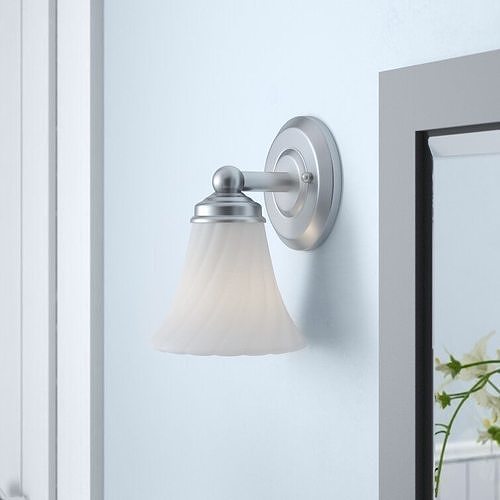 Light Satin Nickel Bath Bar Free 3D model