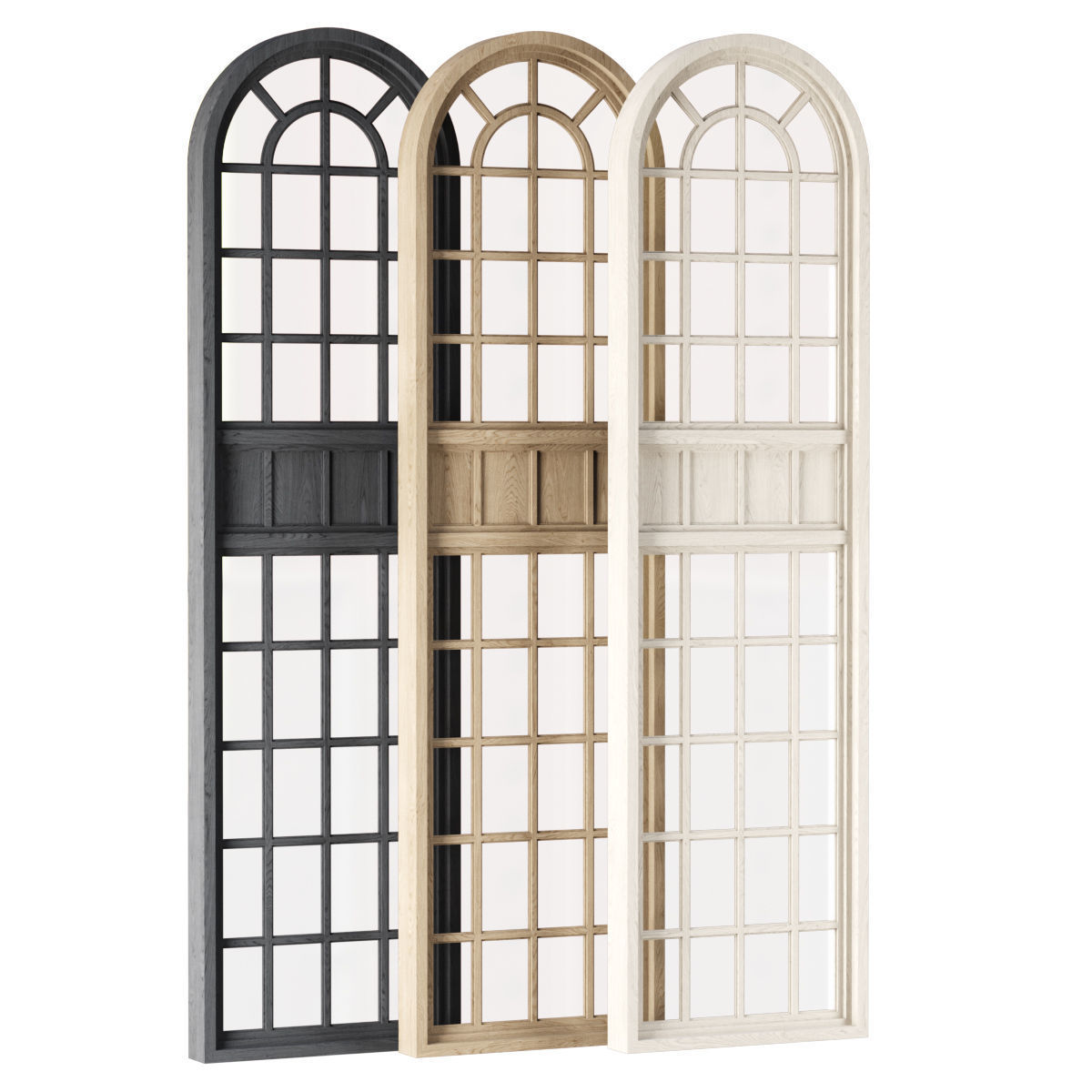Arch Windows V6 Low-poly 3D model_5