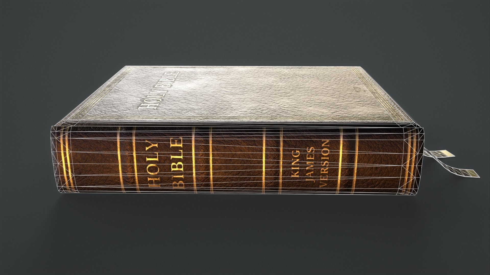 Holy Bible Low-poly 3D model_10