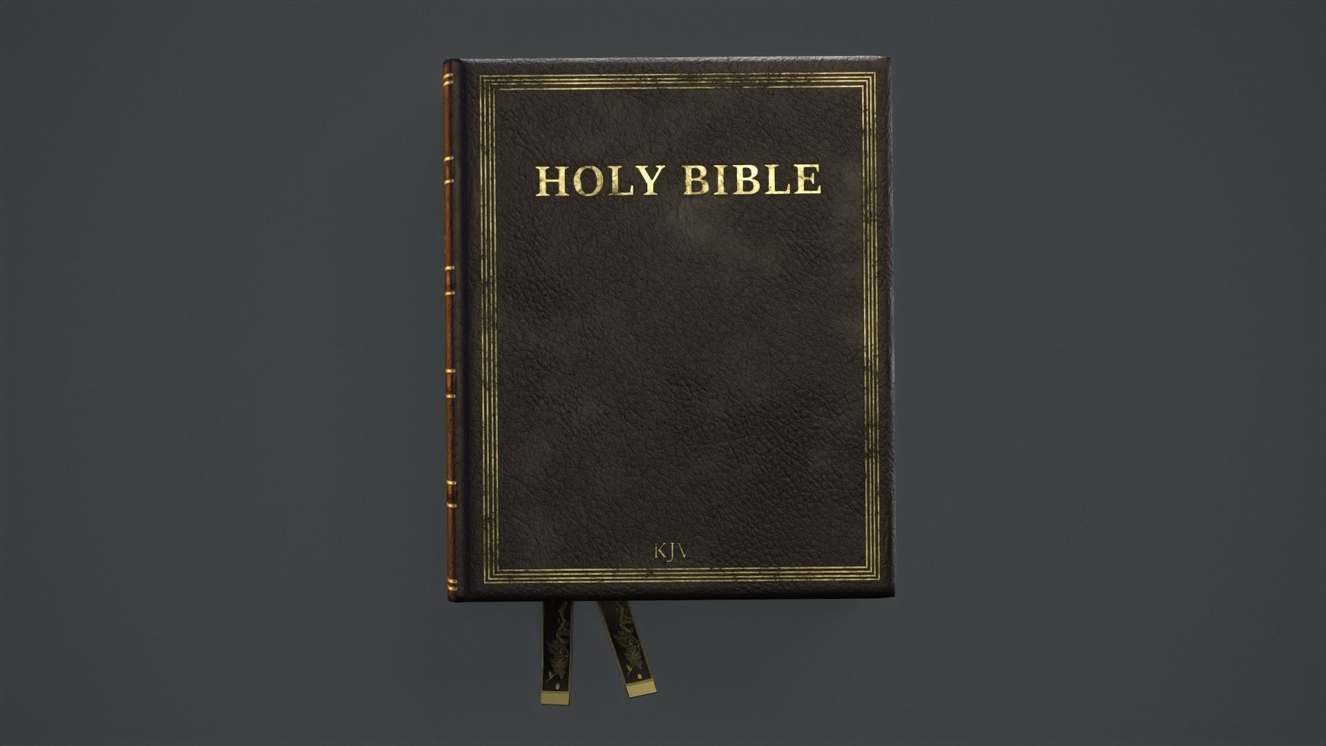 Holy Bible Low-poly 3D model_1
