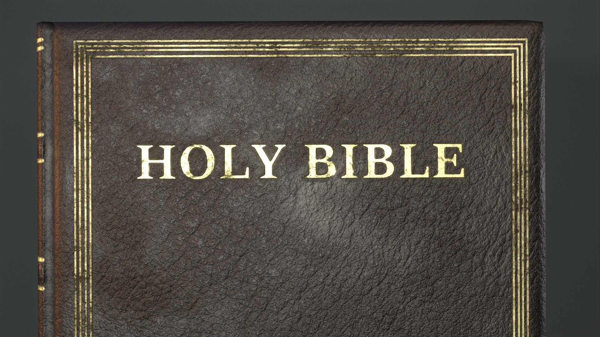 Holy Bible Low-poly 3D model_5