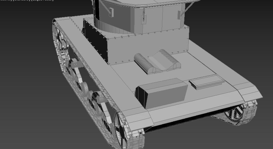 T-26 tank 3D model_13
