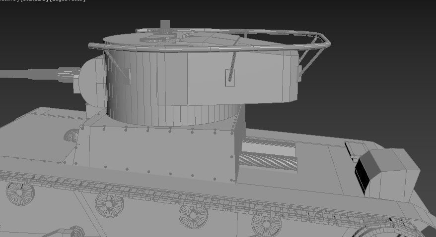 T-26 tank 3D model_14