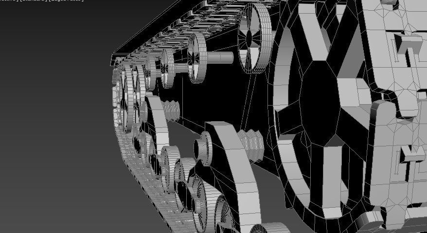 T-26 tank 3D model_4