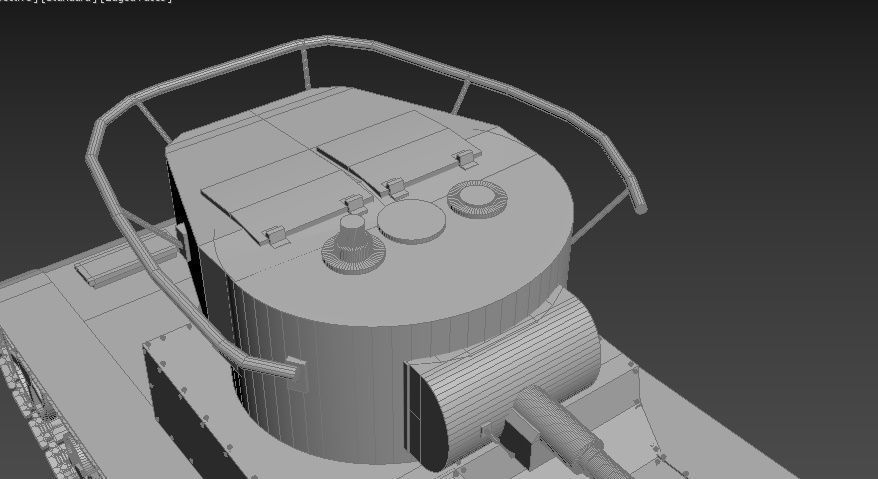 T-26 tank 3D model_8
