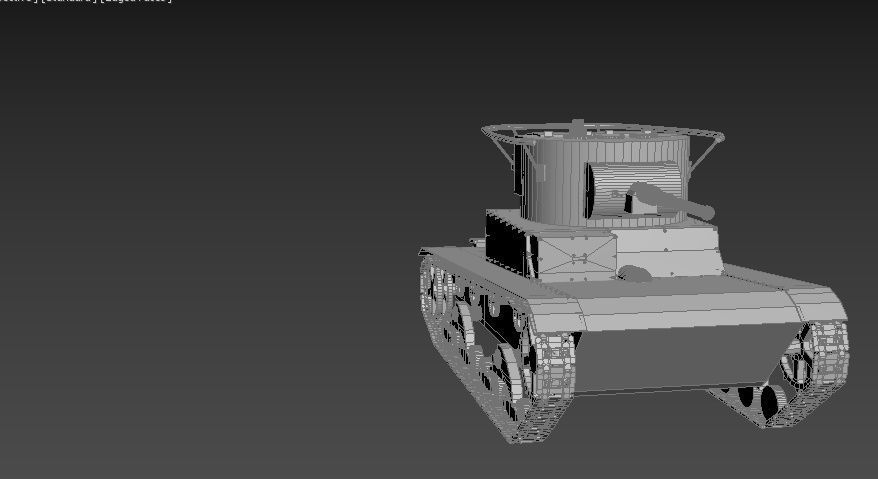 T-26 tank 3D model_3