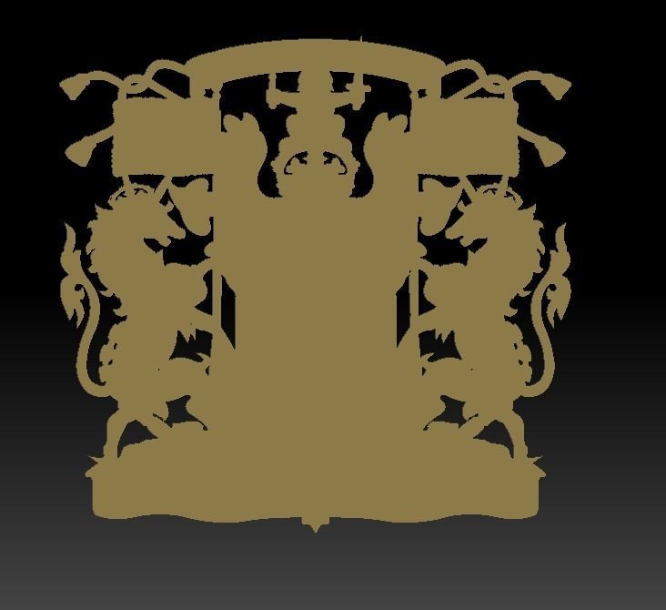 Scotland COA 3D print model_9