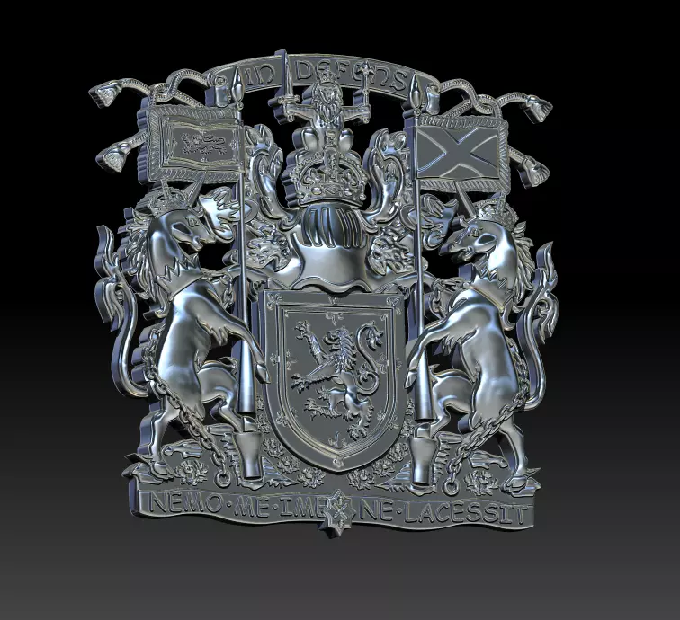 Scotland COA 3D print model_0