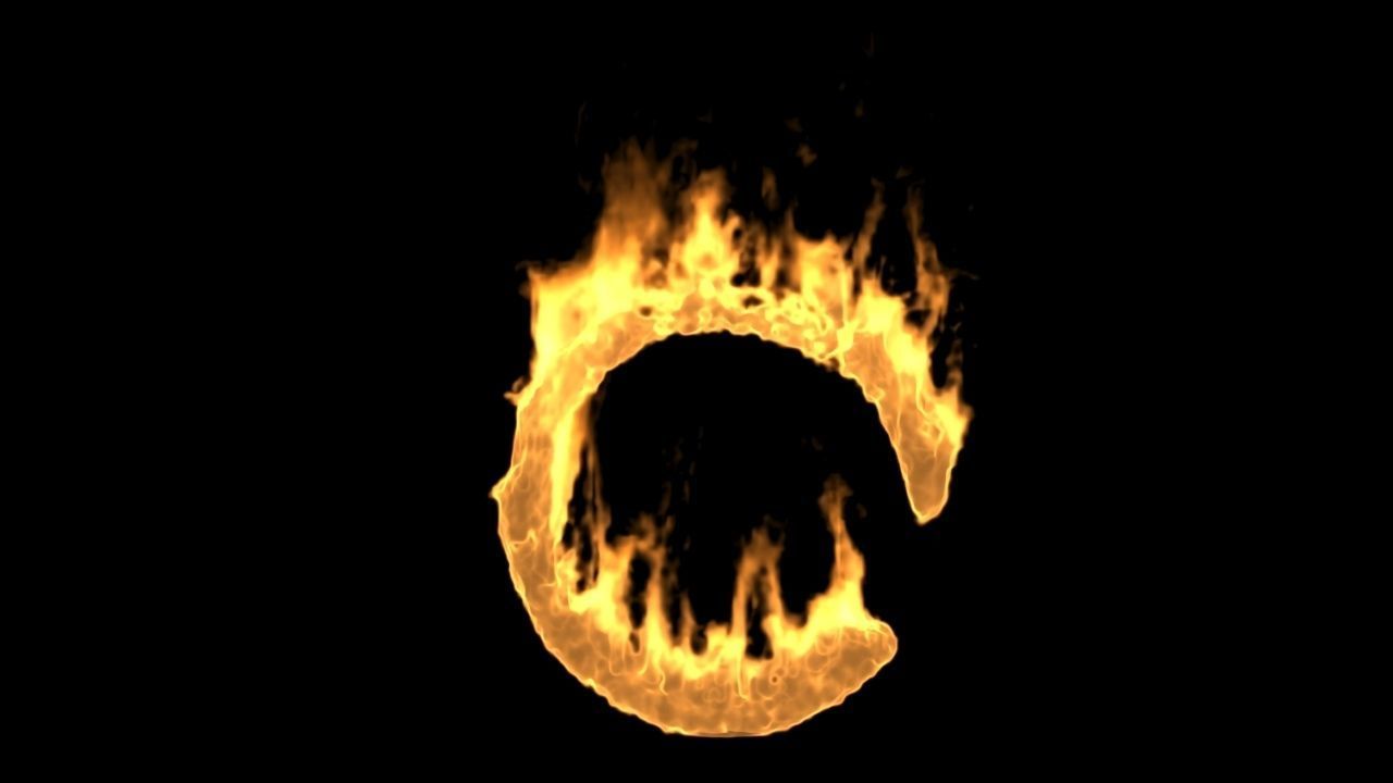Fire Circle Ring VDB 3D model_8