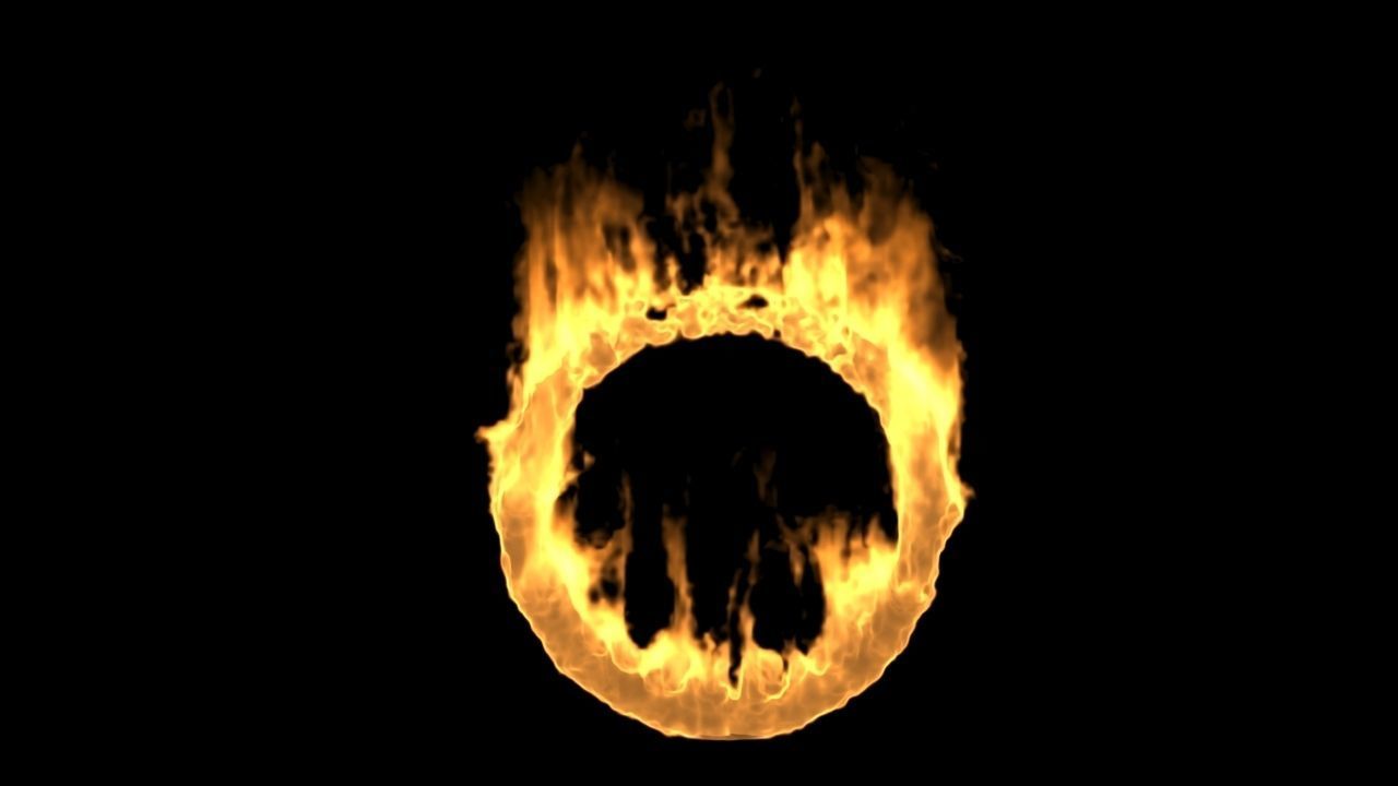 Fire Circle Ring VDB 3D model_12