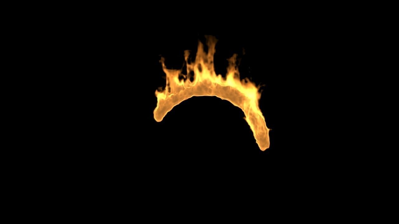 Fire Circle Ring VDB 3D model_4