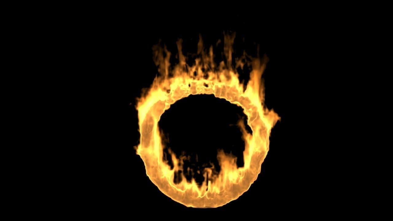 Fire Circle Ring VDB 3D model_13