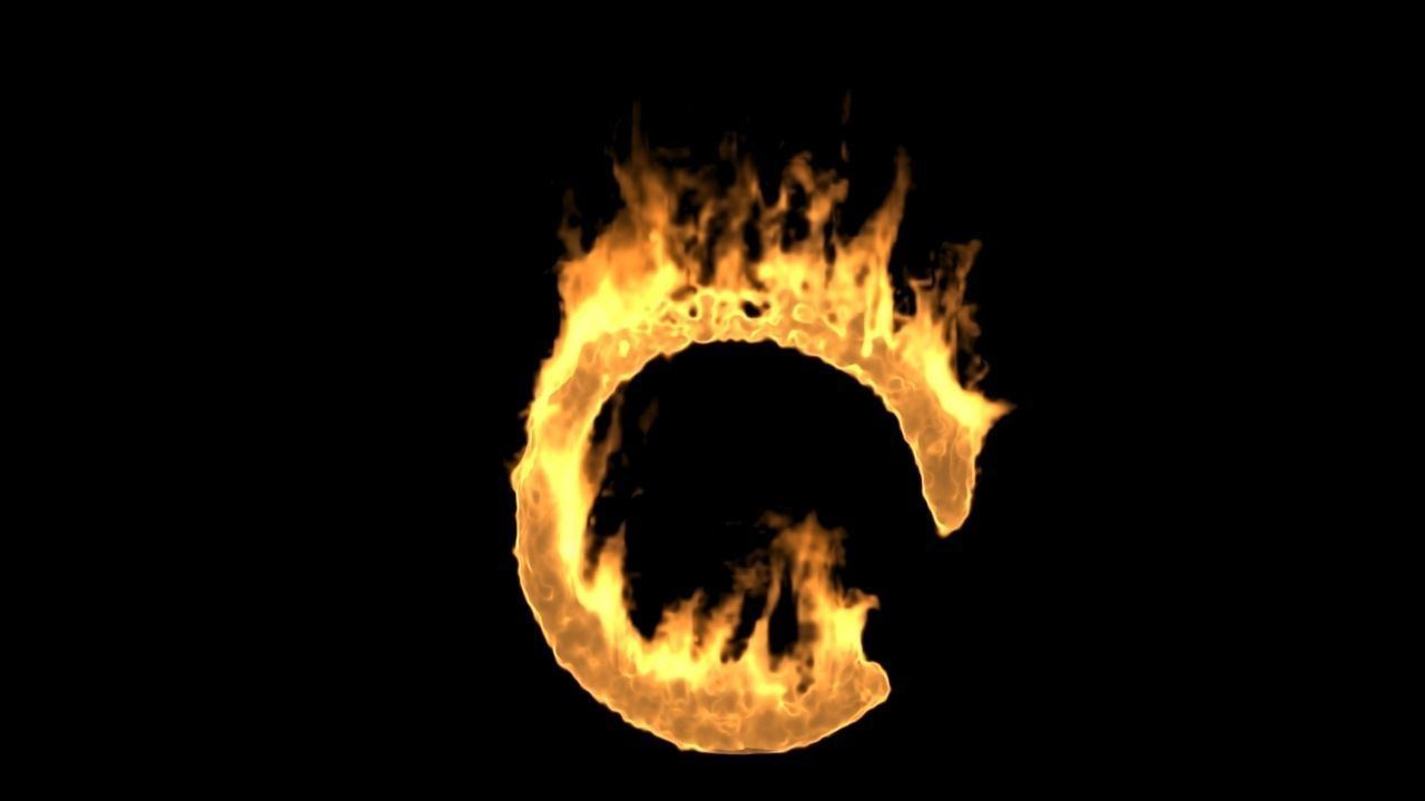 Fire Circle Ring VDB 3D model_7