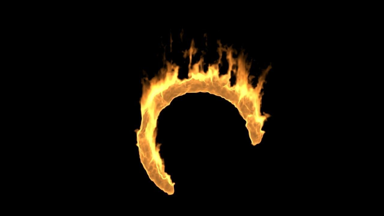 Fire Circle Ring VDB 3D model_6