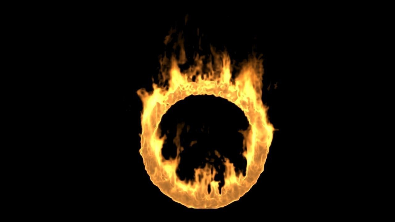 Fire Circle Ring VDB 3D model_9