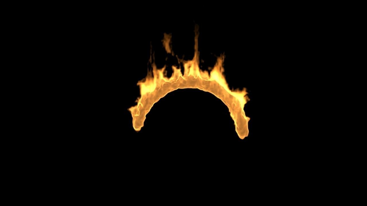 Fire Circle Ring VDB 3D model_5