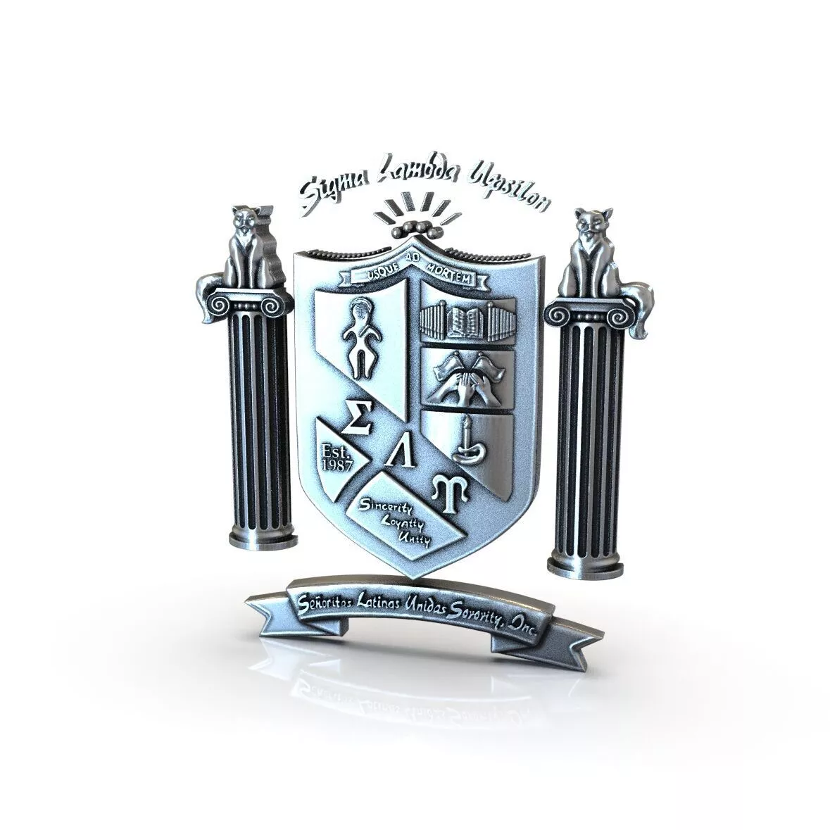 Sigma Lambda UpsilonSenoritas 3D print model