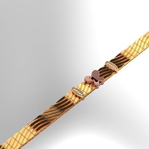 3D printed cast bracelet 3D print model