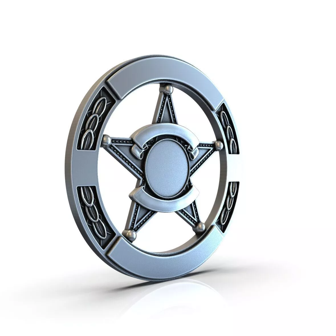Star Badge 3D print model