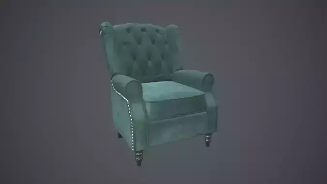 Maharaja Royal Sofa 3D model