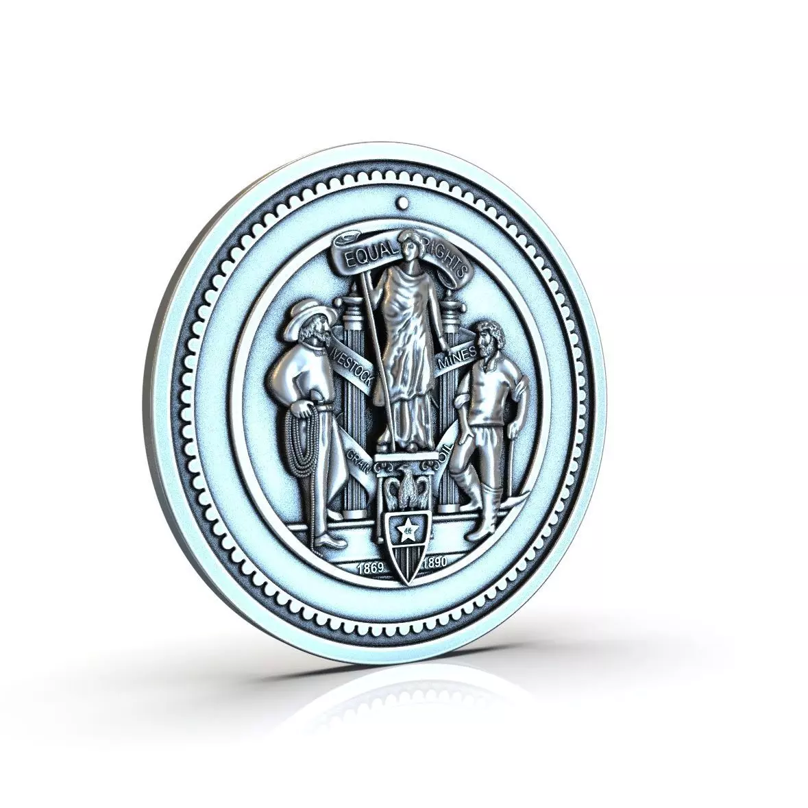 State of Wyoming 3D print model