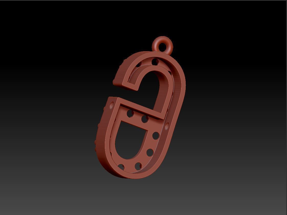 Fashion Necklace 3D print model_5