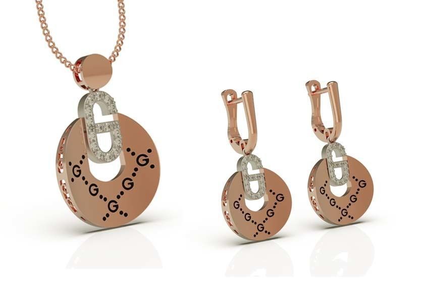 Fashion Necklace 3D print model_1