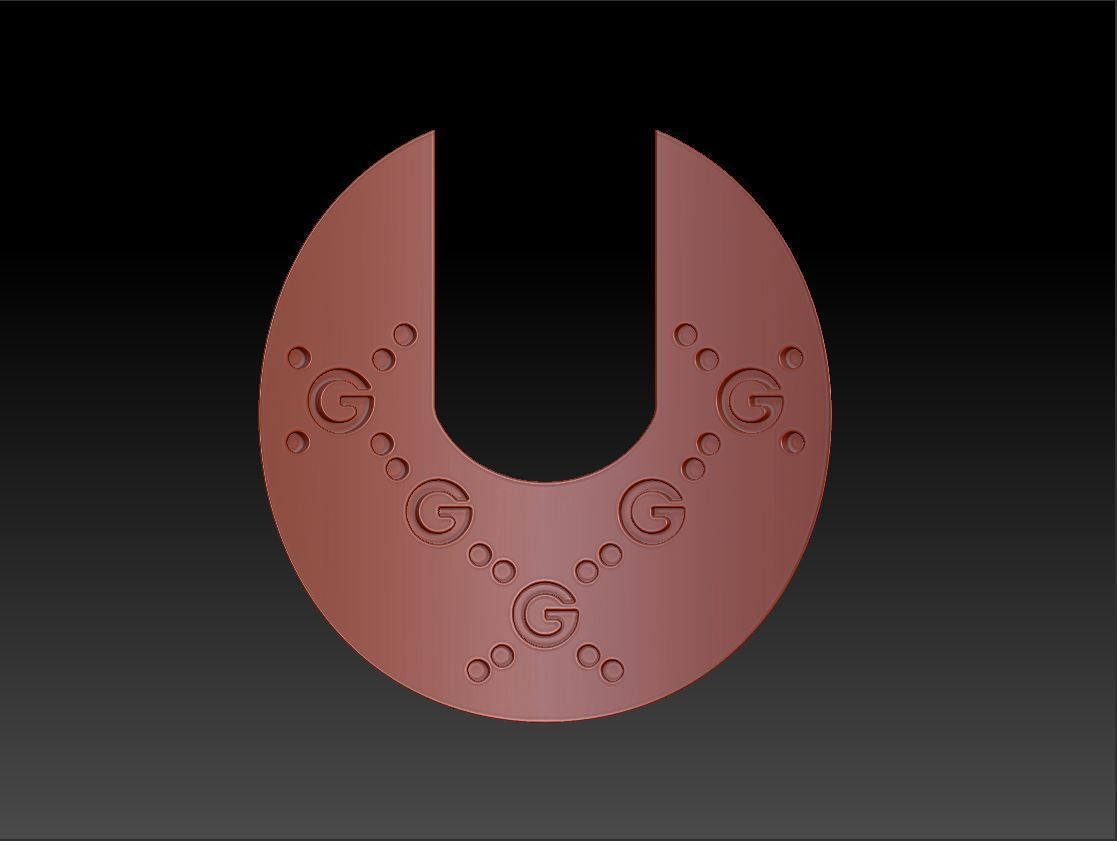 Fashion Necklace 3D print model_2