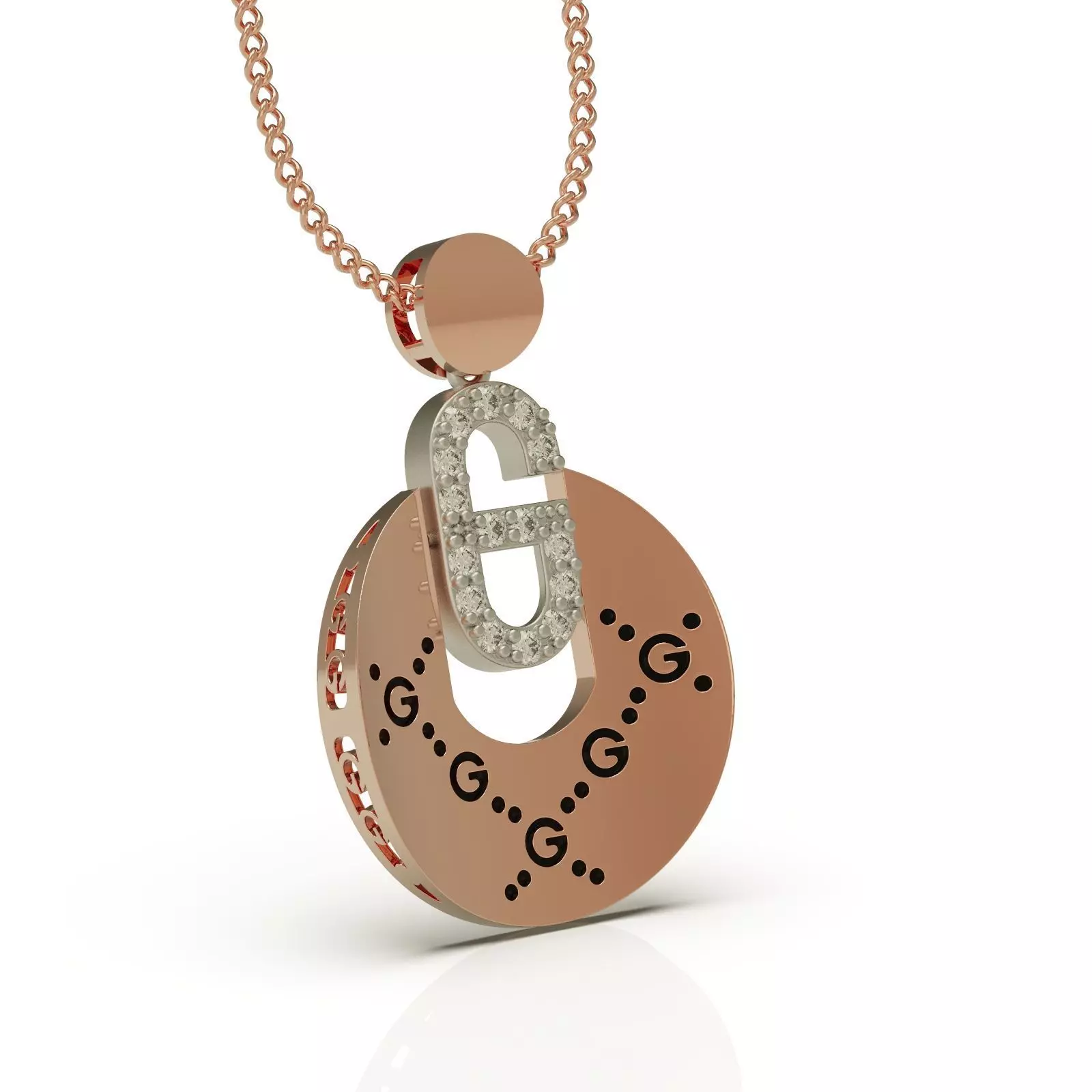 Fashion Necklace 3D print model_0